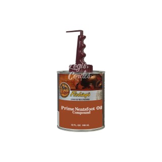 Fiebing's Prime Neatsfoot Oil Compound 32Oz/946ml Neutre/ Neutral avec applicateur