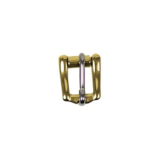 Boucle Laiton Doré / Golden Ardillon Inox Rouleau Rectangulaire