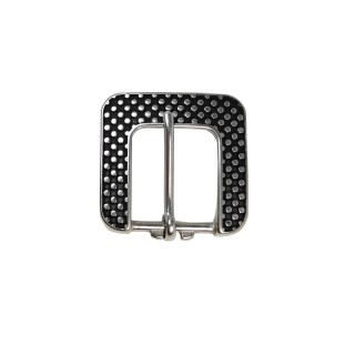 Boucle heel polkadot avec patine noire
