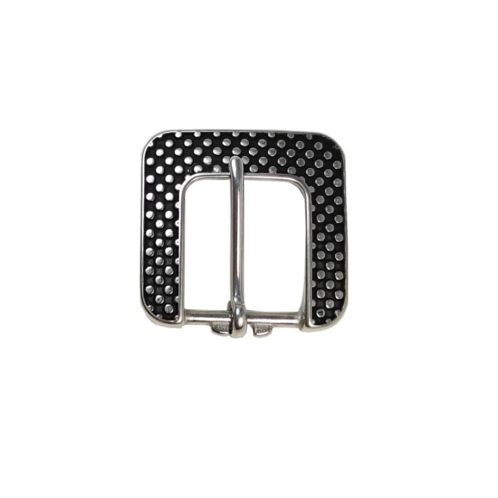 Boucle heel polkadot avec patine noire