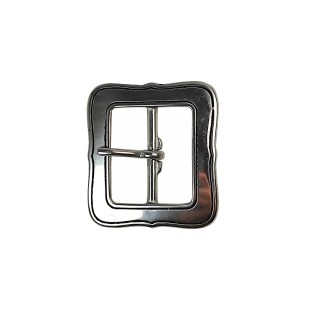 Boucle double smooth vertical avec liseré patiné noire
