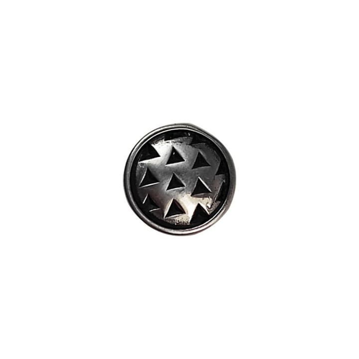 Concho rasp avec vis chicago et patine noire
