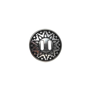 Concho slotted indian avec patine noire