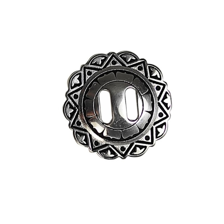 Concho slotted oldtime avec patine noire