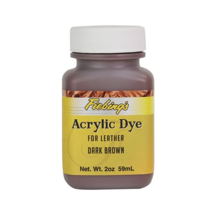 Fiebing's Acrylic Dye Marron foncé/Dark Brown