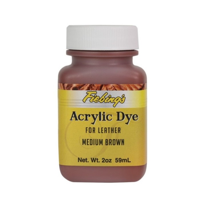 Fiebing's Acrylic Dye Marron moyen/Medium Brown