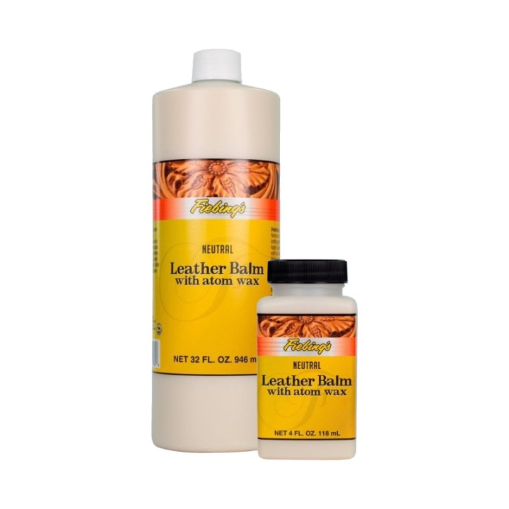 Fiebing's Leather Balm with atom wax