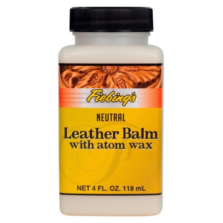 Fiebing's Leather Balm with atom wax