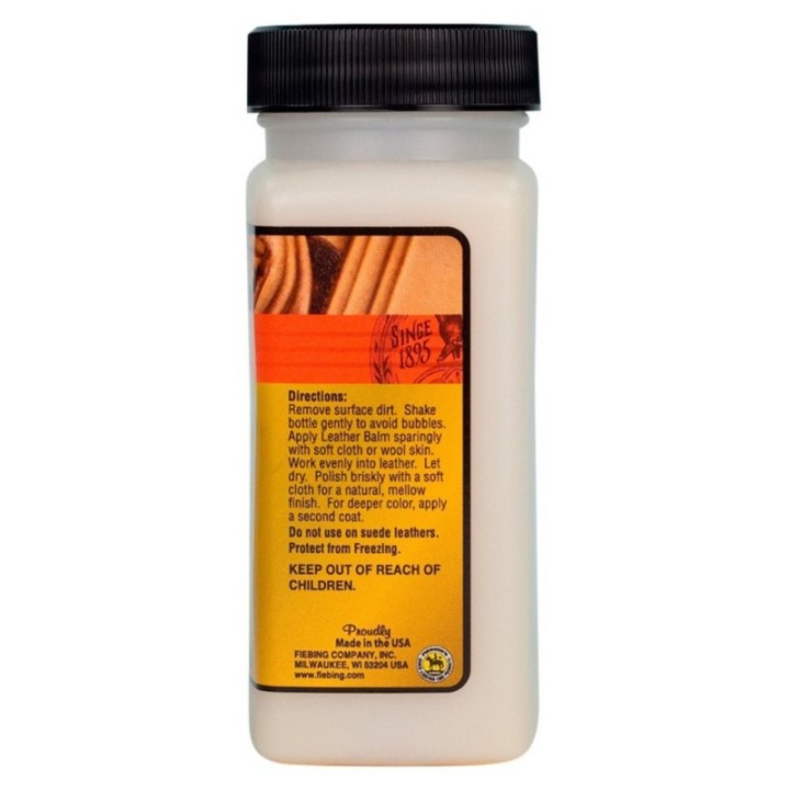 Fiebing's Leather Balm with atom wax