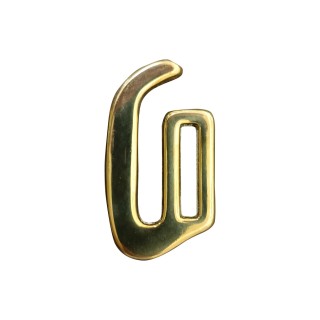 Solid Brass stirrup knife
