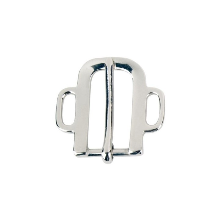 Boucle inox / stainless steel demi lune 2 passants