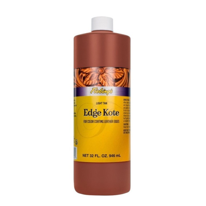Fiebing's Edge Kote 32OZ Ocre Leger/Light Tan