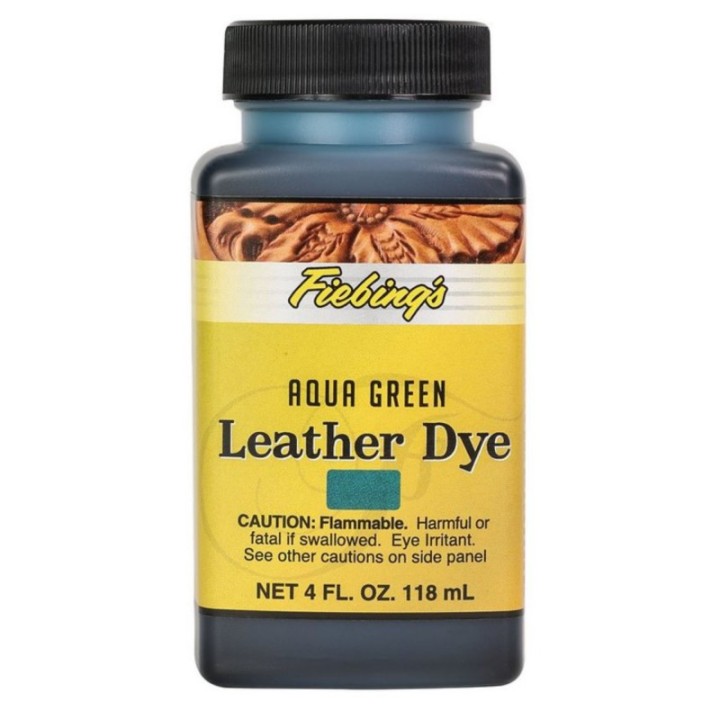 Leather Dye Vert d'eau/Aqua green Fiebing's