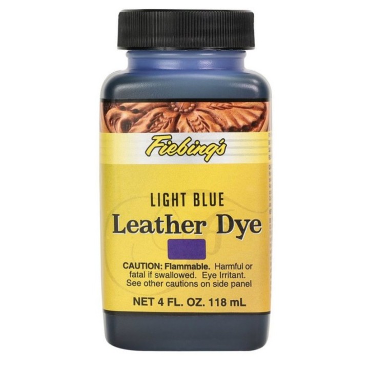 Leather Dye Bleu /Light blue Fiebing's