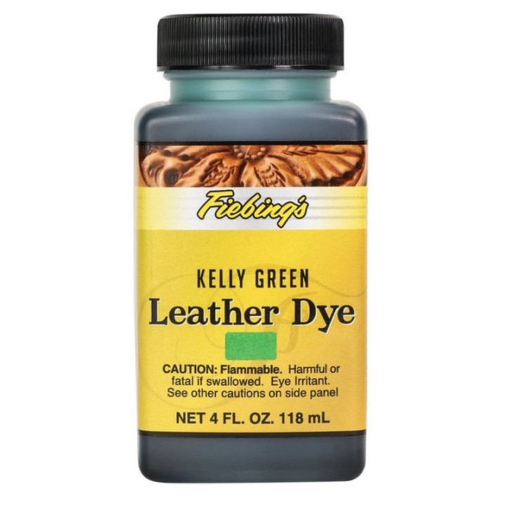 Leather Dye Vert Kelly/Kelly green Fiebing's