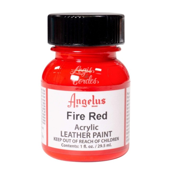 Angelus acrylic paint 1 OZ Fire Red