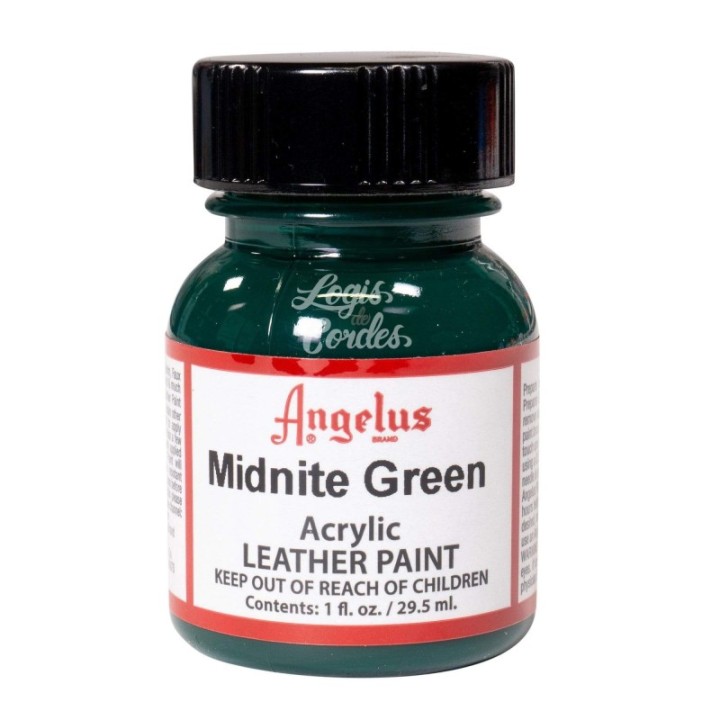 Angelus acrylic paint 1 OZ Midnight Green