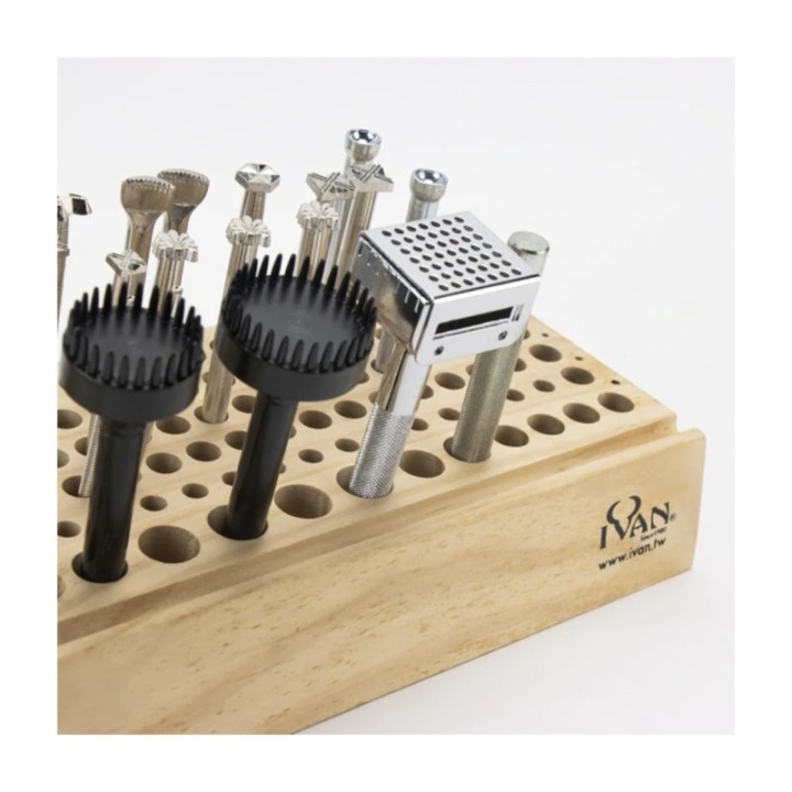 Grand porte-outils en bois