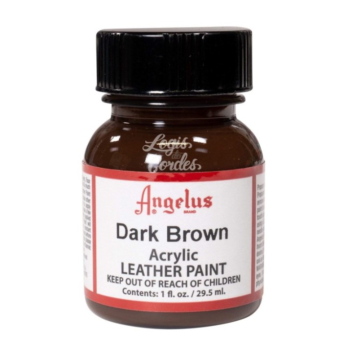 Angelus acrylic paint 1 OZ Dark Brown