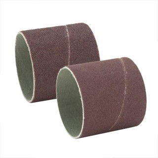 Sanding sleeve for Craftplus® bench top burnisher.