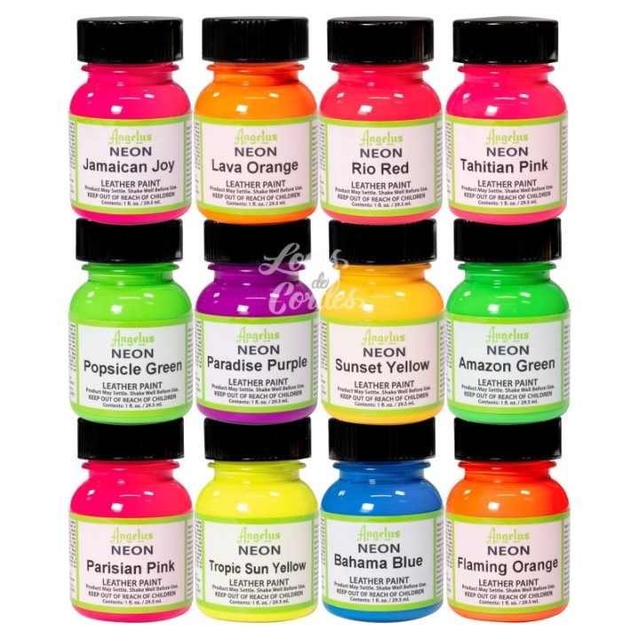 Angelus Kit Néon 12 couleurs