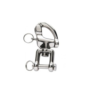 Mousqueton Inox / Stainless Steel 35mm attelage oeil tournant
