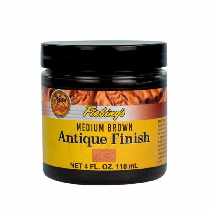 Fiebing's Antique Finish Marron moyen/Medium brown