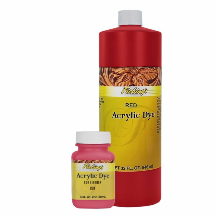 Fiebing's Acrylic Dye Rouge/Red