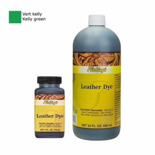 Leather Dye Vert Kelly/Kelly green Fiebing's