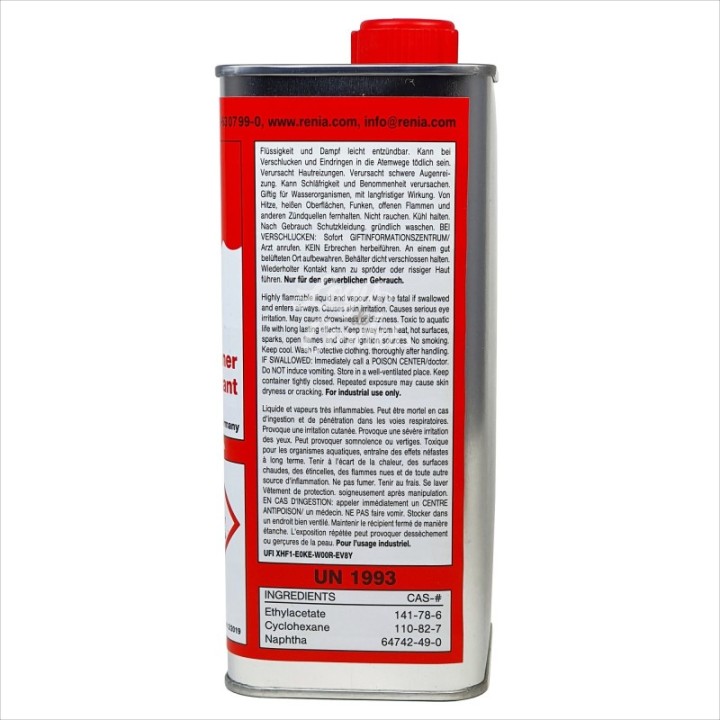 RENIA  Thinner  Diluant pour colle 850g