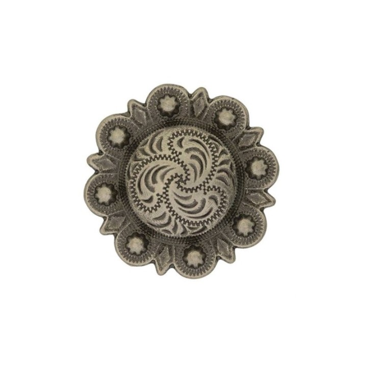 Berry Concho Antiques Silver w/ chicago screws