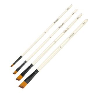 Nylon Round Detail Brush 4 Pcs Set