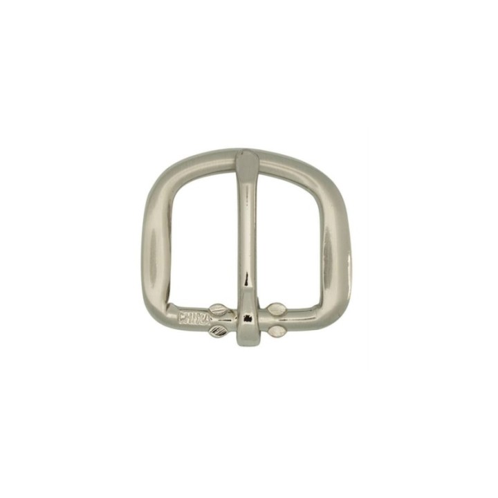 Boucle de ceinture nickel brossé