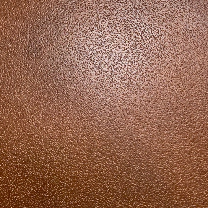 single bend 3.8-4.2mm brown pig embossed