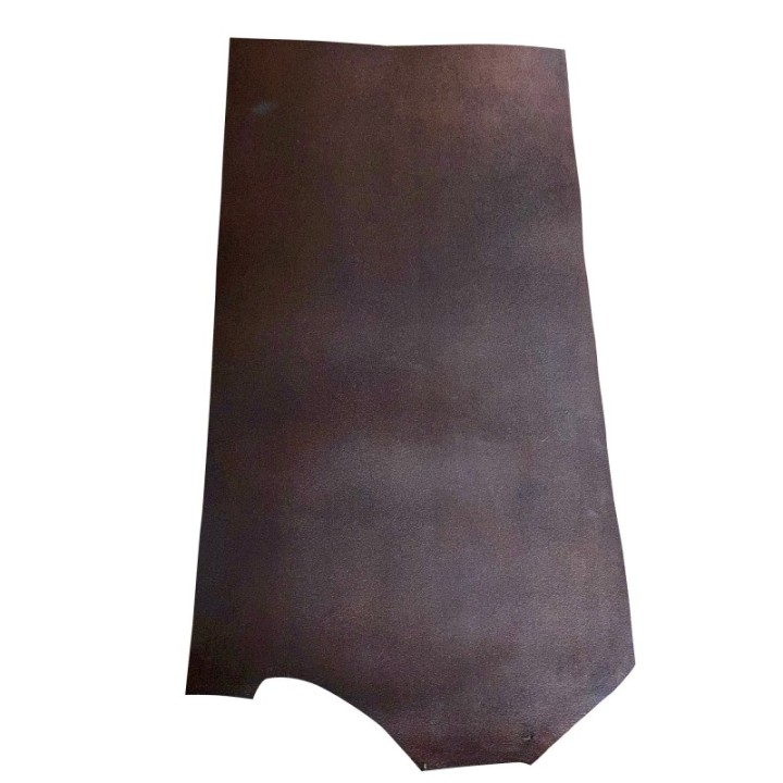 single bend 3.8-4.2mm brown pig embossed