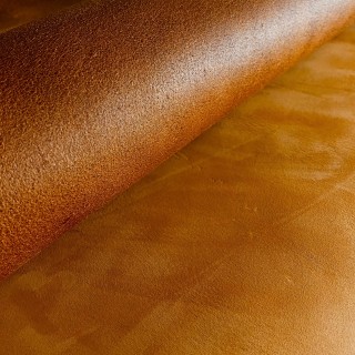 double bend 3.5mm nubuck light brown