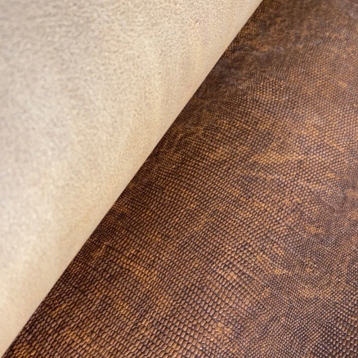 double shoulder 2.5-3mm dark brown stamped