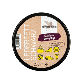 Bense & Eicke - Graisse à cuir noire 250ml