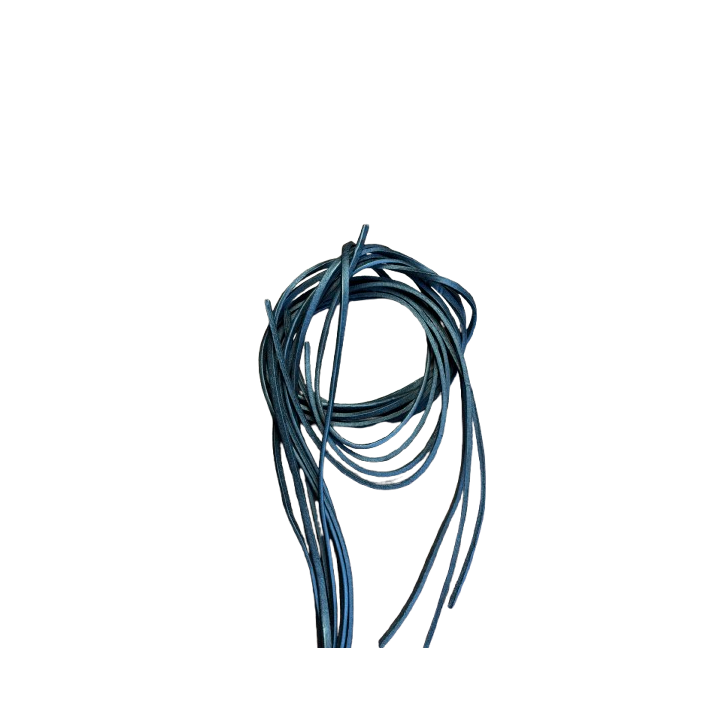 LACET EN CUIR PLAT