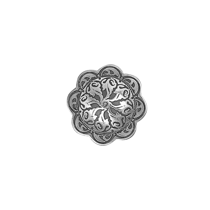 Concho floral avec vis chicago 45mm
