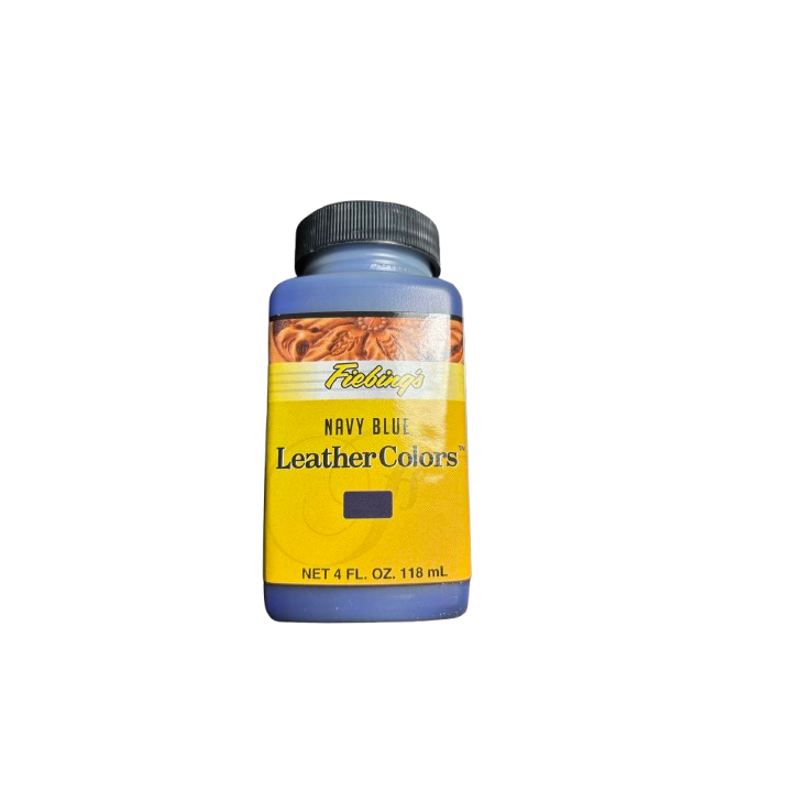 Fiebing's Leather Colors bleu marine/ navy blue 4OZ / 118ml