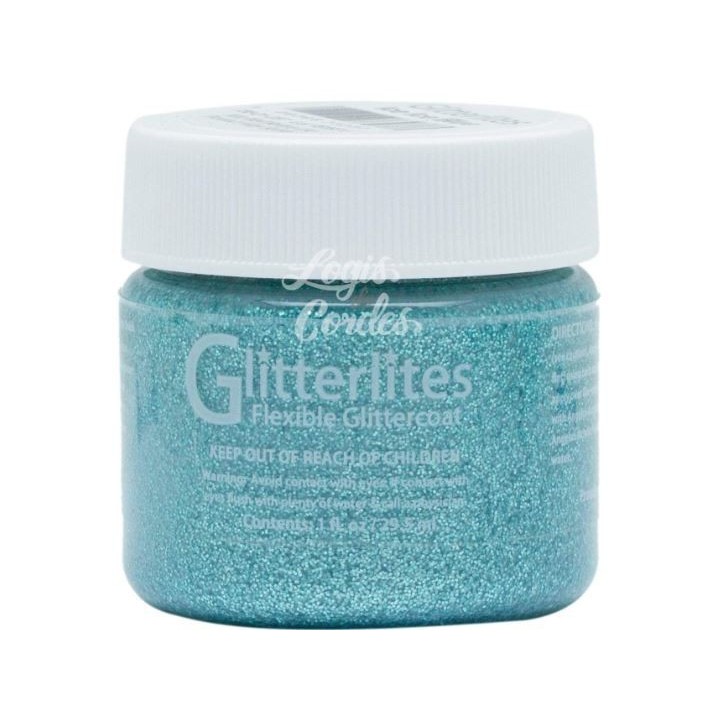 Angelus Glitterlites Paint 1 OZ Kelly Green