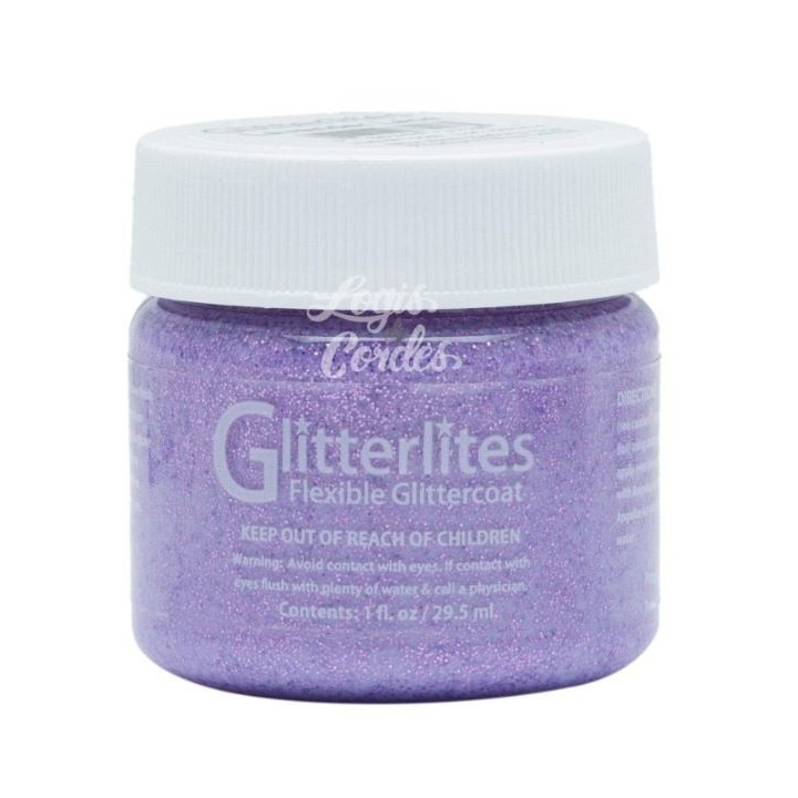 Angelus Glitterlites Paint 1 OZ Kelly Green