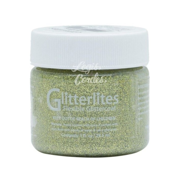 Angelus Glitterlites Paint 1 OZ Kelly Green