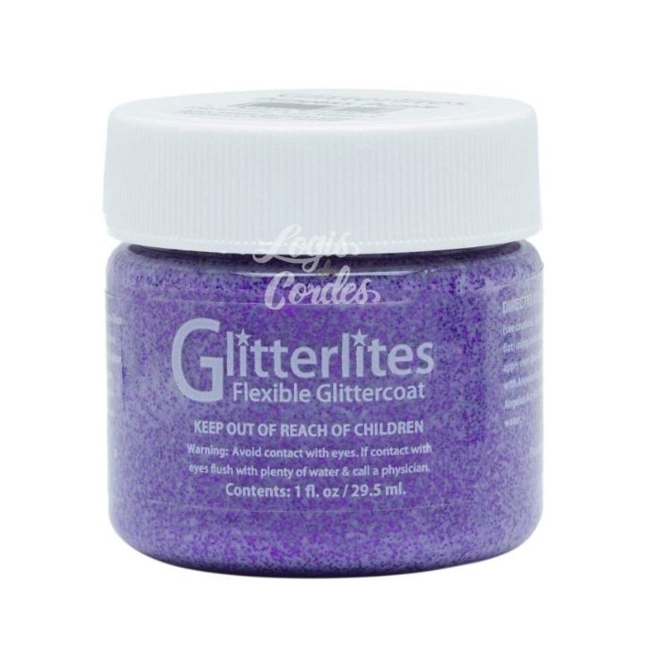 Angelus Glitterlites Paint 1 OZ Kelly Green