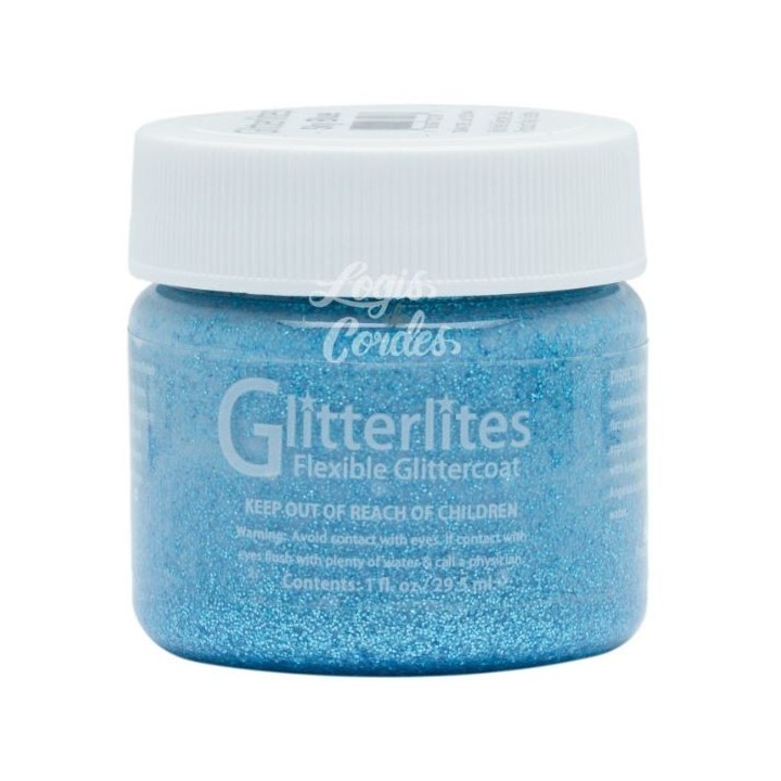Angelus Glitterlites Paint 1 OZ Kelly Green