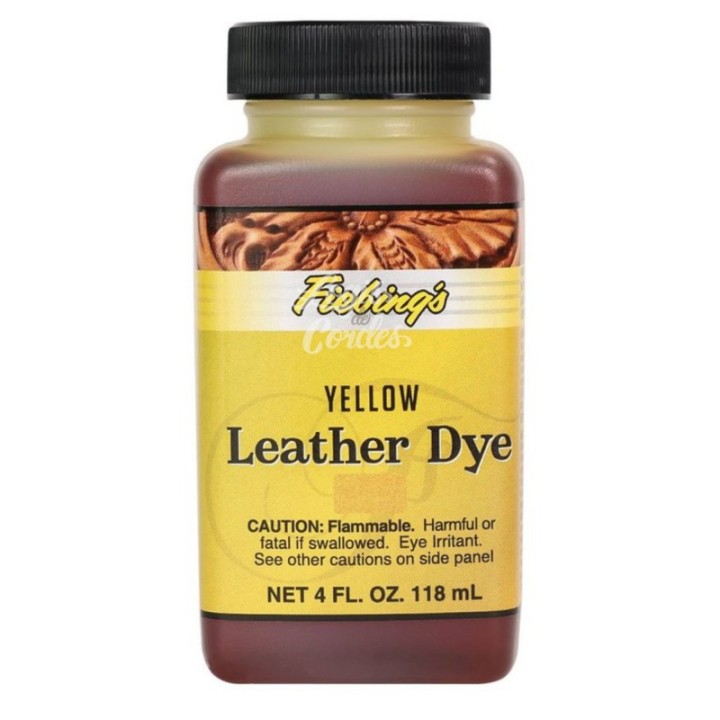 Leather Dye Jaune/Yellow Fiebing's