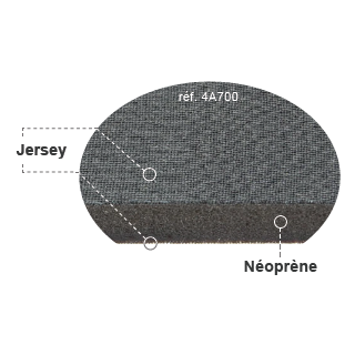 NEOPRENE 2 FACES TOILEES JERSEY 5MM
