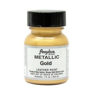 Angelus acrylic paint 1 OZ, Metallic Gold