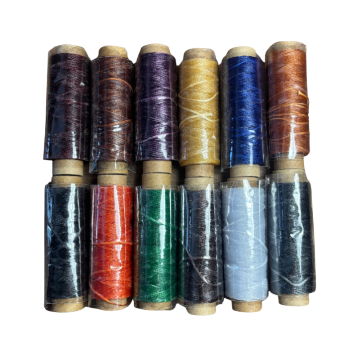 Fils ciré Couture Main 1mm / 50m KIT12